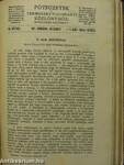 Természettudományi Közlöny 1921-1922. (nem teljes évfolyam)/Pótfüzetek a Természettudományi Közlönyhöz 1921. január-december