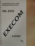 MS-DOS Execom szótár