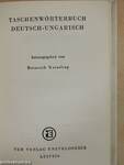 Taschenwörterbuch Deutsch-Ungarisch