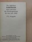 Die täglichen Losungen und Lehrtexte der Brüdergemeine für das Jahr 2002