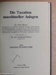 Die Taxation maschineller Anlagen