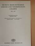 Decreta Regni Hungariae Gesetze und Verordnungen Ungarns 1301-1457