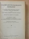 Természettudományi Közlöny 1932. január-december/Pótfüzetek a Természettudományi Közlönyhöz 1932. január-december