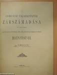 A Győri Első Takarékpénztár zárszámadása az 1901. évről az igazgatóság és felügyelő-bizottság jelentésével