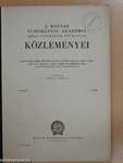 A Magyar Tudományos Akadémia Kémiai Tudományok Osztályának Közleményei 5. kötet 4. szám