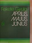 Április, május, június