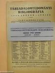 A Magyar Szociográfiai Intézet Közleményei 1942/43. 1-2.