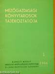 Mezőgazdasági könyvtárosok tájékoztatója 1966/1-4. 