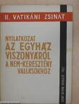 Nyilatkozat az egyház viszonyáról a nem-keresztény vallásokhoz