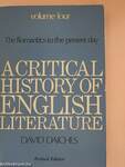 A Critical History of English Literature IV.