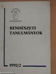 Rendészeti tanulmányok 1992/2