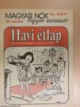 Havi étlap 1990. szeptember