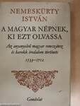 A magyar népnek, ki ezt olvassa