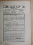 Katolikus Kántor 1935. augusztus-szeptember