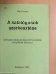 A katalógusok szerkesztése