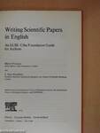 Writing Scientific Papers in English