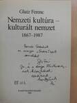 Nemzeti kultúra - kulturált nemzet (dedikált példány)