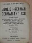 Midget Dictionaries English-German/German-English (minikönyv)