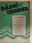 Rádió és filmtechnika 1948. december