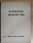 In memoriam Bodon Pál