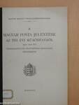 A Magyar Posta jelentése az 1931 évi működéséről