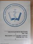 Magyar Állatorvosi bibliográfia 1980-1985. II.