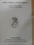 Hess András Antikvárium - Horváth Gábor 21. könyvárverése