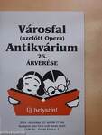 Városfal (azelőtt Opera) Antikvárium 26. árverése