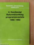 A Gazdasági Reformbizottság programjavaslata 1990-1992