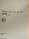 Az Országos Széchényi Könyvtár 1991. évi munkaterve