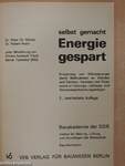 Selbst gemacht Energie gespart