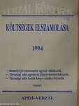 Költségek elszámolása 1994