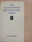 Mikolaj Rej/Jan Kochanowski/Mikolaj Sep Szarzynski versei 