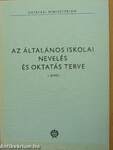 Az általános iskolai nevelés és oktatás terve I.