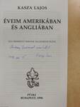 Éveim Amerikában és Angliában (dedikált példány)