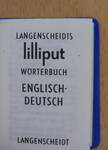 Langenscheidt's Lilliput Dictionary English-German (minikönyv)