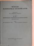 Műszaki matematikai gyakorlatok B. VII./2.