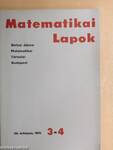 Matematikai Lapok 1975/3-4.