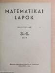 Matematikai lapok 1966/3-4.
