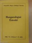 Hungarológiai Értesítő 1984/1-4.
