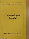 Hungarológiai Értesítő 1986/1-4.