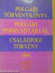 Polgári törvénykönyv, polgári perrendtartás, családjogi törvény 1993