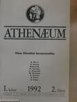Athenaeum 1992. I. kötet 2. füzet