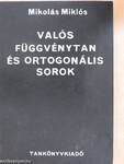 Valós függvénytan és ortogonális sorok