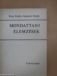 Mondattani elemzések