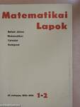 Matematikai Lapok 1976-1979.