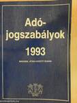 Adójogszabályok 1993