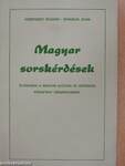 Magyar sorskérdések