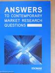 Answers to Contemporary Market Research Questions