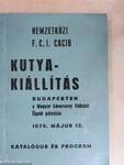 Nemzetközi CACIB Kutyakiállítás katalógusa és programja 1979. május 13.